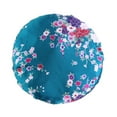 thumbnail image 1 of Qarigey Gorro para dormir para mujer, banda ancha elástica de satén, calentador para el cuero cabelludo, herramientas de belleza para la ducha, gorro Sombreros circón azul M（56-58cm） Qarigey AP009657-17B, 1 of 6