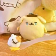thumbnail image 4 of Muñeco de peluche Sanrio Anime Sad PomPomPurin con diseño de lágrimas de dibujos animados, colgante para mochila, juguete decorativo para niños, regalos, 4 of 5
