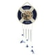 thumbnail image 1 of Decoración de Campana Yotijar con licencia de Concha de Boya Blanca y Azul Náutica para Puerta de Pared, 1 of 9