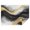 Black White Gray, variant on Blue Gold Wave Marble Pattern Rectangle Tablecloth 60"x84",Waterproof Polyester Rectangle Table Cloth, Wipeable Spillproof Polyester Tablecloth for Dining, Camping, Indoor and Outdoor
