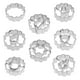 thumbnail image 1 of GOOHOCHY Juego de 8 cortadores de galletas de acero inoxidable, moldes metálicos para pasteles navideños, 1 of 8