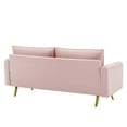 thumbnail image 4 of Modway Revive Performance Velvet Sofa in Pink, 4 of 9