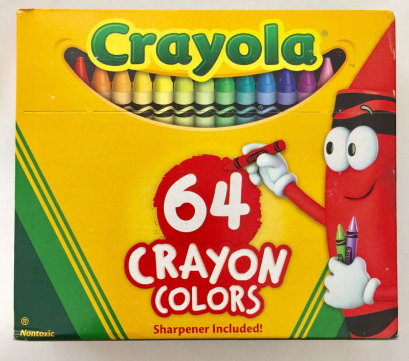 52-0064 Crayola 2 Pack 64 Ct Crayons 
