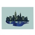 thumbnail image 2 of NYC Cutting Board, Modernistic Metropolitan City Skyline New York Night Skyscrapers Theme Empire State, Decorative Tempered Glass Cutting and Serving Board, in 3 Sizes, by Ambesonne, 2 of 5