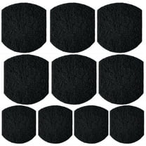 Qzbhct 10 Pack Activated Carbon Filters Compatible with Ubbi Steel Diaper Pail, 5.5 Inch x 5 Inch Trimmable Pads