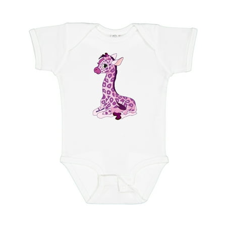 

Inktastic Girl Giraffe Gift Baby Boy or Baby Girl Bodysuit