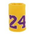 thumbnail image 1 of Ofertas Únicas 1 Pc Muñequeras que absorben el sudor Muñequeras deportivas Amarillo Púrpura Claro, 1 of 6