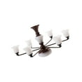 thumbnail image 4 of ZheElen Trendy Chic Miniature Chandelier Ceiling Lamp Model Layout Decor Accessories Bronze Warm Light 8.2x4.5cm 5Set, 4 of 6