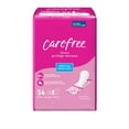 thumbnail image 1 of Carefree Acti-Fresh Thin Panty Liners, Regular, 54 Count, 1 of 8