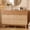 Wood-8 Drawers-Metal Handle, variant on RichYa Dresser for Bedroom with 6 Drawers,Fluted Dresser with Metal Handle,Chest of Drawers & TV Stand,Closet Storage Organizer for Living Room, Kids Room(Gray)