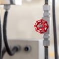 thumbnail image 5 of Poignée de Robinet Antirouille Rouge Poignée de Robinet Extérieur Roue Ronde Poignée de Robinet 7x7mm valve d'Eau Extérieure Pièces de Rechange pour Robinet, 5 of 5