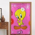 thumbnail image 4 of Cortina de puerta semiopaca con patrón de patchwork de dos piezas de Tweety Bird, cortinas opacas decorativas para dormitorio, sala de estar, decoración de habitación de niños, 34 x 56 pulgadas,, 4 of 7