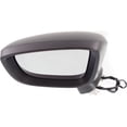 thumbnail image 5 of For Mazda 3 / 3 Sport Mirror 2014 2015 2016 Driver Side Manual Folding Power Non-Heated | w/o Blind Spot Detection & Signal Light | Hatchback / Sedan | Paintable MA1320181 | BHN969181E, 5 of 6