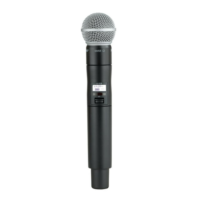 Transmisor de mano ULXD2-SM58 Cardioide SM58 Dinámico Shure Respuesta en frecuencia plana de 30 Hz a 20 kHz (respuesta real dependerá del micrófono)