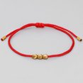 thumbnail image 1 of Pulseras para mujer, regalos para mujer, pulsera de cuerda de cuentas de cobre tibetano y brazaletes, pulsera unisex de hilo encerado para mujer., 1 of 3