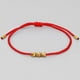 thumbnail image 1 of Fiudx Pulsera y Brazaletes de Cuerda de Cuentas de Cobre Tibetano Unisex con Hilo Encerado, 1 of 3