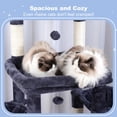 thumbnail image 4 of Cepillo para hamacas Cat Tree Hey-Brother MPJ070G con plataforma, 130 cm, 4 of 9
