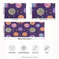 thumbnail image 2 of Yayeee Pillowcase Queen Size Set of 2 Satin Wrinkle Resistant Pillow Case, Candy Cosmic Swirls, 2 of 8