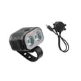 thumbnail image 2 of Luz de bicicleta Faro de bicicleta Fácil de instalar Lámpara de iluminación para bicicletas para entusiastas Bicicletas de carretera Conducción con trompeta, 2 of 8
