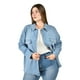 thumbnail image 4 of Sobrecamisa de mezclilla Roman Fashion /Tallas Extras, 50253 (Azul light) azul 42, 4 of 6