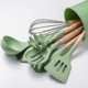 thumbnail image 2 of El utensilio de cocina del silicón fijó la cocina de madera del acacia natural 11pcs Utens, 2 of 5