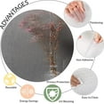 thumbnail image 2 of VELIMAX Rain Glass Window Film Privacy Static Window Clings Decorative Glass Sticker for Home Office Removable UV Protection Heat Control 17.7 x 157.4 inches, 2 of 7