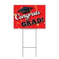 thumbnail image 1 of Congrats Grad (18" x 24") Yard Sign, Includes Metal Step Stake, 1 of 6