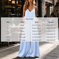 thumbnail image 4 of Tqcoqu Women's Backless Summer Beach Casual Jumpsuit,V Neck Spaghetti Strap Wide Leg Jumpsuit with Pockets,Blue Women's S-XXXL, 4 of 8