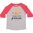 thumbnail image 3 of Inktastic Daddy's Little Princess Girls Toddler T-Shirt, 3 of 5