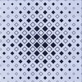 thumbnail image 1 of Ahgly Company Tapis d'Intérieur Lavables en Machine Bleu Lavande Transitionnel, 5' Carré, 1 of 7
