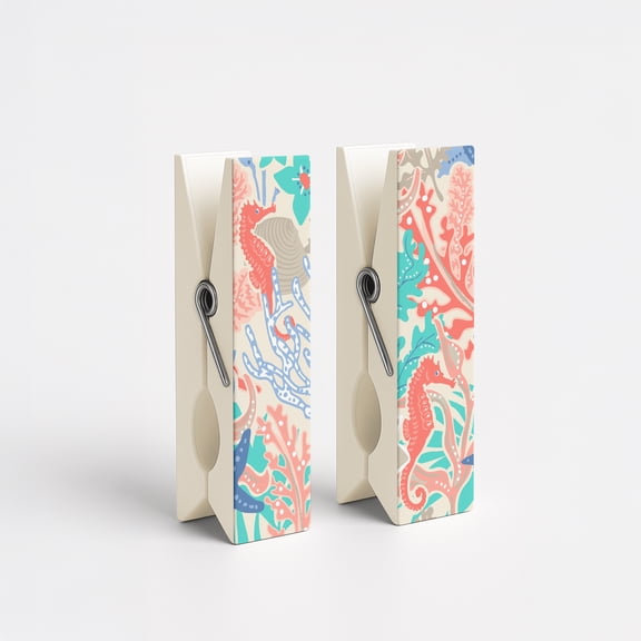 Mainstays Beach & Pool Towel Clips,Coral Reef