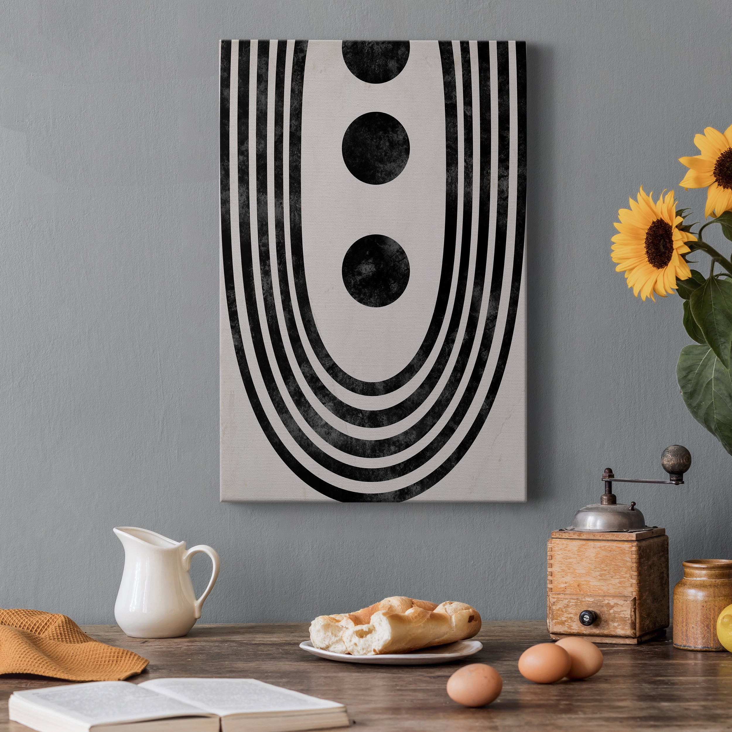 Tubular Abstract II Premium Gallery Wrapped Canvas - Ready to Hang - 18 x 27