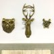 thumbnail image 4 of Decoración Del Hogar Resina Bronceada Escultura Colgante De Animal Decoración Para El Hogar Resina Bronceada Impermeable Escultura Colgante De Animal Protector Solar Cabeza De ANGGREK Otros, 4 of 8