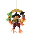 thumbnail image 3 of COMPUKAS  Front Door Sign Wreath Scarecrow Plaque 1Pack Multi Color 30x24x3 Cm for Business, 3 of 8