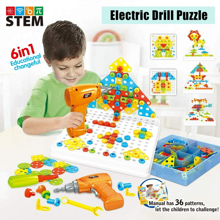 Electric drill on sale puzzle set