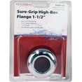 thumbnail image 3 of Westbrass 1-1/2" OD Opening x 3" OD Exterior Diameter High Box Patten Flange, Polished Chrome, 3 of 5