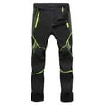 thumbnail image 2 of Ecqkame Women's Cargo Capris Hiking Pants Clearance Men And Women Couples Mountaineering Quick Dry Outdoor Sports Elastic Pants Windproof Water-proof Mountaineering Pants Green XXXL, 2 of 5