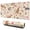 Pitbull Dog, variant on Long Mouse Pads for Desk,Pomeranian Dog and Flower Floral Desk Mats on Top Of Desks, Desk Mouse Pad Extra Large with 3mm Non-Slip Base and Stitched Edge for Gaming,Office,Work,Home 31.5"x11.8"