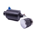 thumbnail image 3 of Jaz Products 605-825-01 Breather Tank - 4in Dia x 12in Tall - 8AN Inlet - Ball Valve Drain - Breather Included - Plastic - Black - Each, 3 of 3