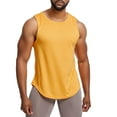 thumbnail image 2 of High-Performance Men's Fitness Tank Top for Sports Running and Basketball - Loose Sleeveless Design for Optimal Comfort and Breathability Mens T-Shirts Large Tall Tan Pack Of 6, 2 of 5