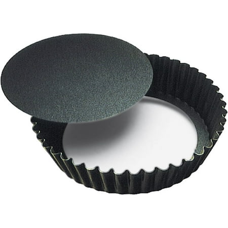 

2pcs Fluted Non-Stick Tart Mold with Removable Bottom 4x1-inch