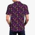 thumbnail image 4 of Daiia Mardi Gra2 Pattern Men’s Polo Shirts,Solid Deck Shirt,Classic Fit, Breathable Cotton Polo for Casual and Sport Wear-Medium, 4 of 9