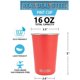thumbnail image 4 of Vasos de cerveza de acero inoxidable Real Deal Steel Rainbow, 473 ml x8, 4 of 9