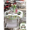 thumbnail image 4 of Spring Easter Outdoor Tablecloth - 54 Inch Round Dining Table Cover, Easter Eggs Bunny Truck Botanical Watercolor Waterproof Outdoor Table Cloth with Umbrella Hole & Zipper for Picnic/Patio/Party, 4 of 7