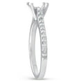 thumbnail image 2 of Pompeii 1/4ct Diamond Engagement Ring Setting 14K White Gold (G/H,I1), 2 of 4