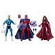thumbnail image 1 of Marvel Legends Series Family Matters de 6 pulgadas, paquete de 3 con figuras de acción de Magneto Quicksilver y Scarlet Witch (exclusivo de Amazon), 1 of 5