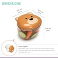 thumbnail image 4 of Melii Snack Containers for Toddler for Kids and Adults - Bear - 1 unit, 4 of 7