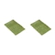 thumbnail image 3 of Billuyoard Alfombrilla de baño Chenille - Fuerte absorción de agua Exquisita textura hecha a mano Absorbente Alfombra de piso Amarillo Verde Amarillo verde 40 cm * 60 cm 2Conjunto, 3 of 6