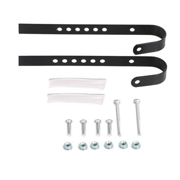 Adjustable Wire Basket Hook Replacement Metal Bike Front Basket Hook with Mounting Hardware Bicycles Accessories