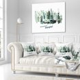 thumbnail image 3 of Designart Shanghai Vector Illustration - Cityscape Painting Throw Pillow - 18x18, 3 of 5